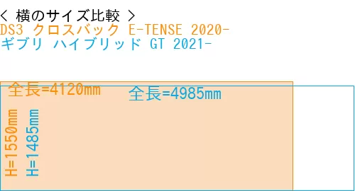 #DS3 クロスバック E-TENSE 2020- + ギブリ ハイブリッド GT 2021-
